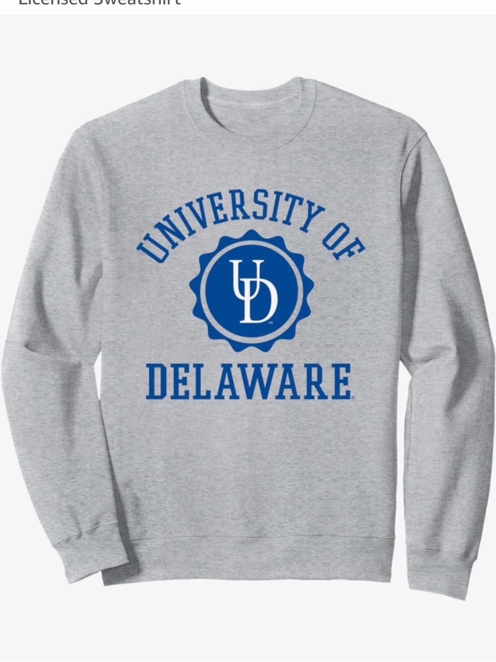 Delaware Fightin' Blue Hens Stamp Logo Officially Licensed Sweatshirt